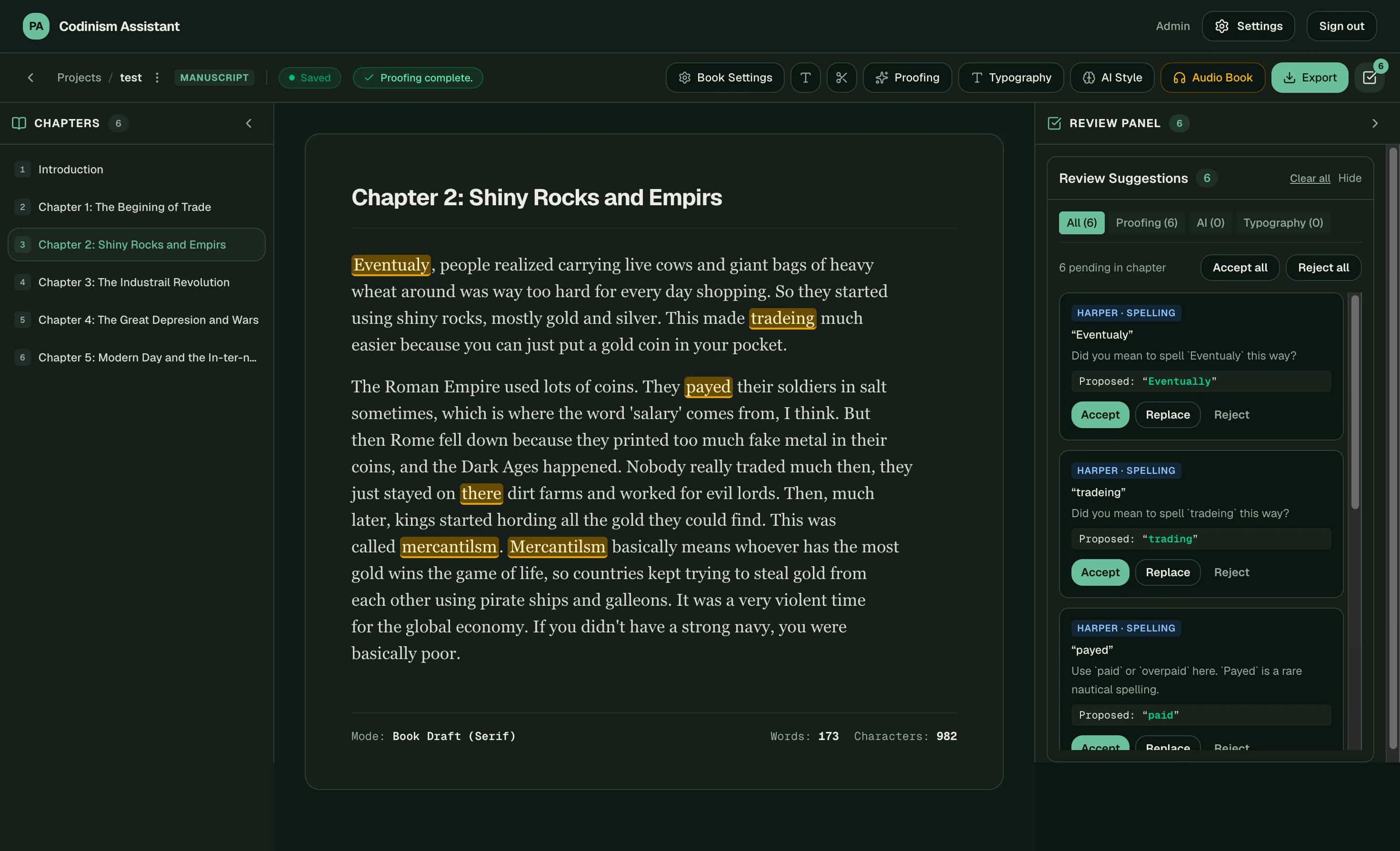 Publishing Assistant preview